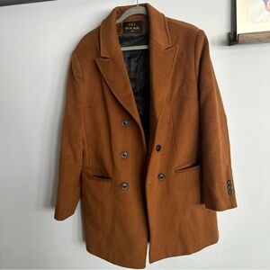 Men's Brown Pea Coat